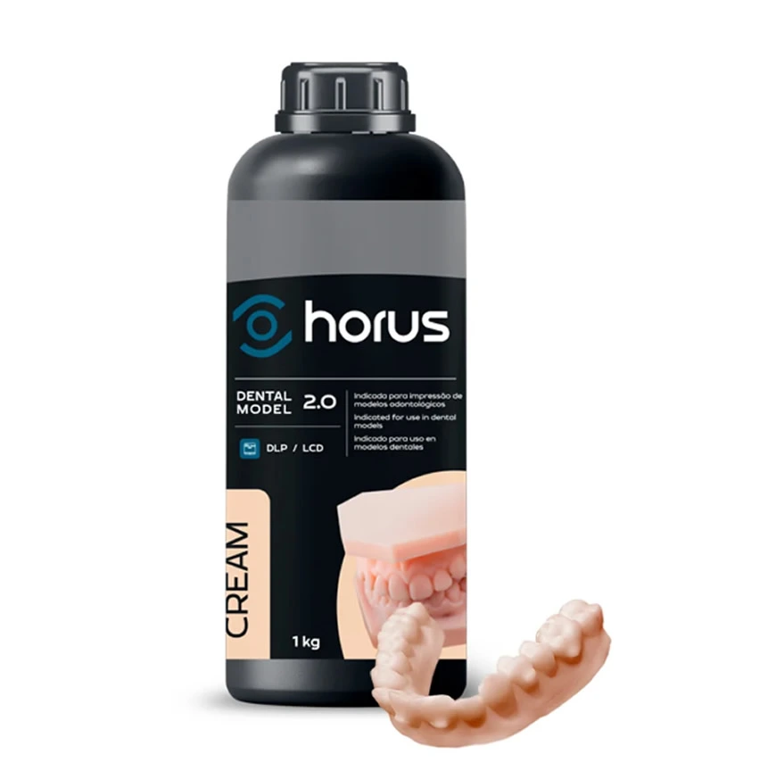Resina 3D para modelos dentales - Model 2.0 Horus 1 RESINA 3D PARA MODELOS DENTALES -MODEL 2.0 DE LA MARCA HORUS