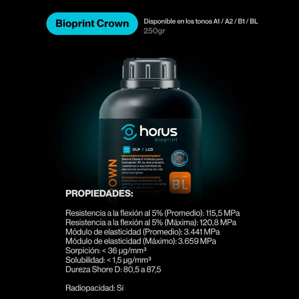 Resina 3D para coronas - Crown - Horus 3 Resina 3D para coronas - Crown - Horus - Imagen 3