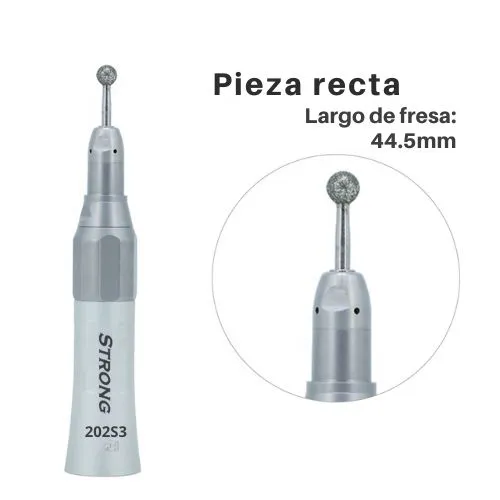 Kit pieza de mano de baja velocidad dental - Strong 2 pieza de mano de baja velocidad pieza recta