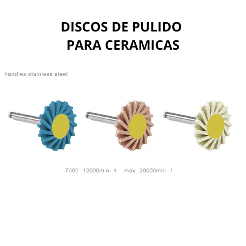 Discos Espirales para pulido de cerámicas dentales | Goodent 1 Discos Espirales para pulido de cerámicas dentales